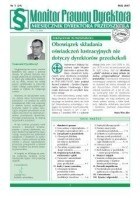 Ok�adka Monitor Prawny Dyrektora Przedszkola