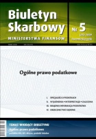 Ok�adka Biuletyn Skarbowy Ministerstwa Finans�w