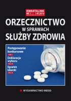 Ok�adka Orzecznictwo w Sprawach S�u�by Zdrowia