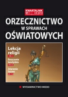 Ok�adka Orzecznictwo w Sprawach O�wiatowych