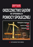 Ok�adka Orzecznictwo S�d�w w Sprawach Pomocy Spo�ecznej