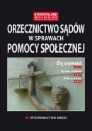Orzecznictwo Sądów w Sprawach Pomocy Społecznej